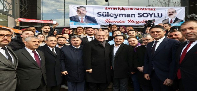 Kınık İçişleri Bakanı Süleyman Soylu’yu Ağırladı