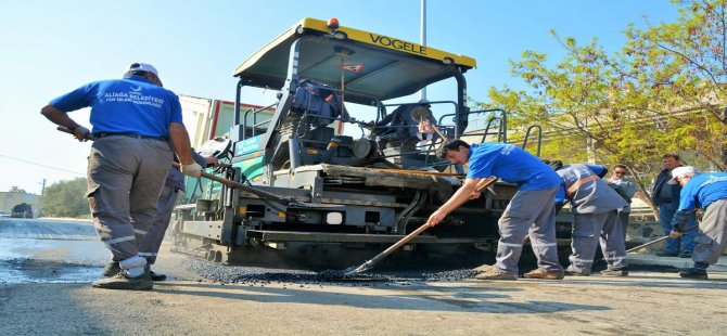 Aliağa Belediyesi’nden 124 Bin Ton Asfalt