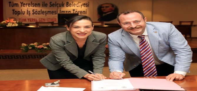 Selçuk Belediyesi Ve Tüm Yerel Sen Arasında Toplu İş Sözleşmesi İmzalandı