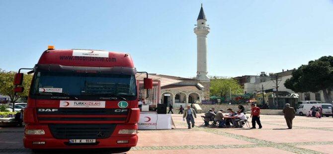 Türk Kızılayı Aliağa’da Gönüllü Bağışçılarını Bekliyor