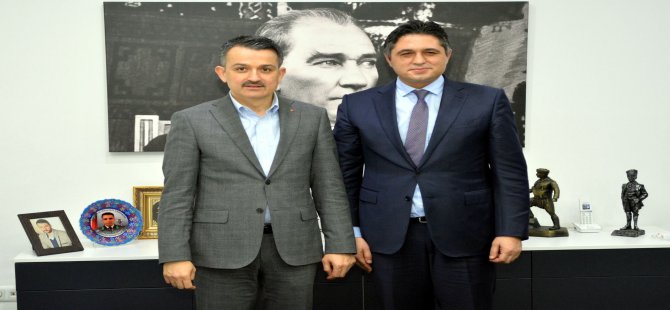 Bakan Bekir Pakdemirli’den Aliağa Belediyesi’ne Ziyaret