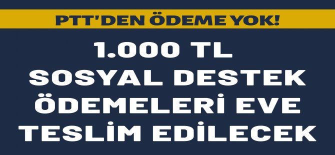 Destek Paketi Ödemeleri Adreslere Teslim Edilecek