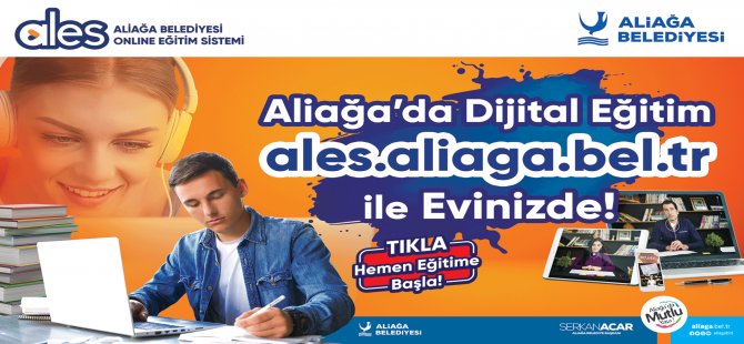 Ücretsiz Dijital Eğitim, ALES ile Evinizde