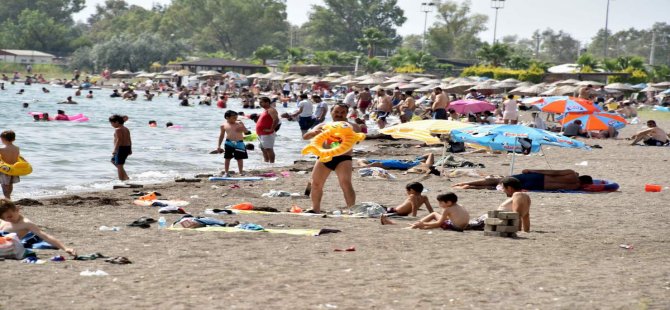 Sıcaklar Bunalttı, Aliağalılar Plajlara Akın Etti