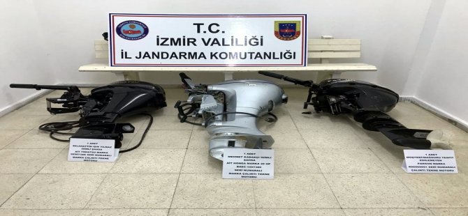 İzmir’de Tekne Motoru Hırsızlığı, 4 Şüpheli Tutuklandı