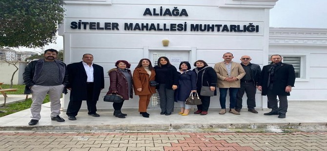 Aliağa İyi Parti'den Muhtarlara Ziyaret