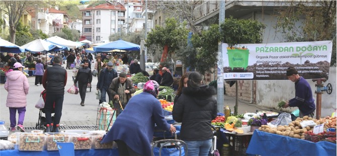 Efes Selçuk’ta Pazar Atıkları Kompost Gübreye Dönüştürülecek