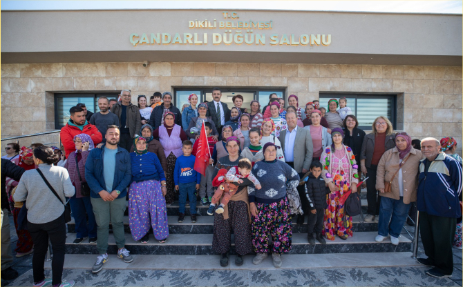 Başkan Kırgöz, Çandarlı’da Düğün Salonu açılışı gerçekleştirdi