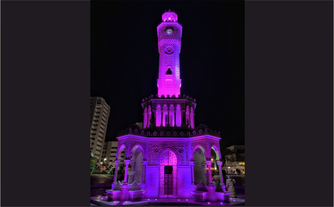 İzmir Saat Kulesi Farkındalığın Işığıyla Aydınlanacak
