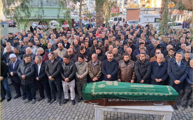 Merhum Faruk Güvercin Aliağa'da son yolculuğuna uğurlandı