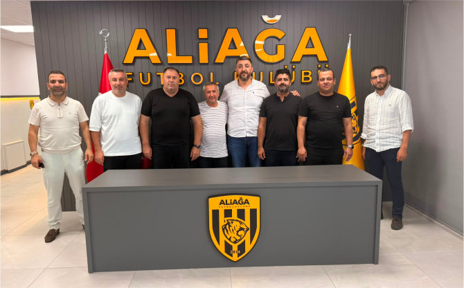 Aliağa Fk'da Tanju Öge’ye Hayırlı Olsun Ziyareti