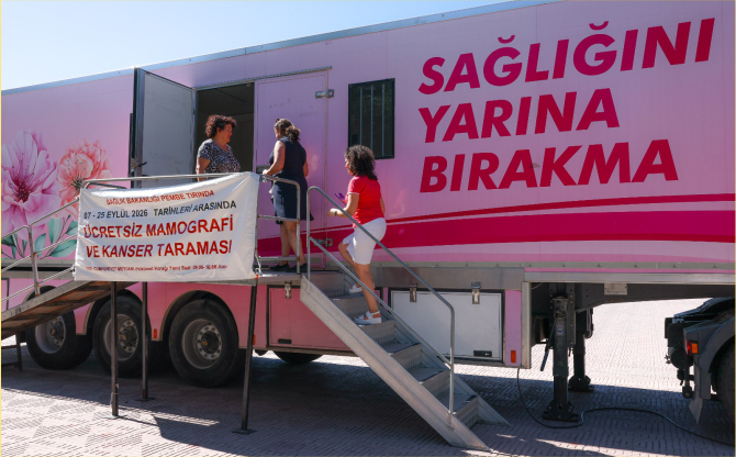Kanser Tarama Aracı “Pembe Prenses” Aliağa’da