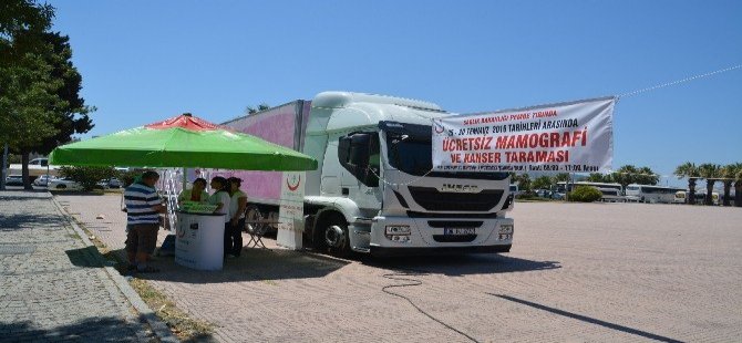 Kanser Tarama Tır’ı Pembe Prenses Aliağa’da