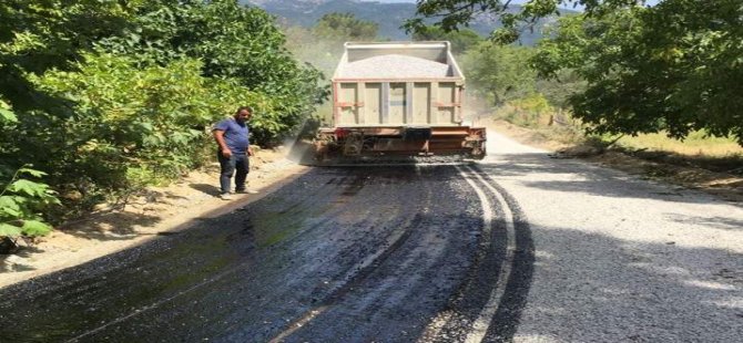 Edremit’te Kırsal Mahalleler Asfaltlanıyor