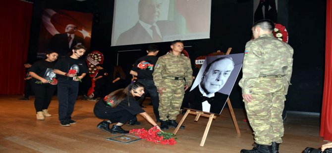 Heydar Aliyev Aliağa’da Anıldı