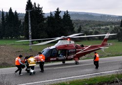 Foça'da Kaza İkisi Ağır 3 yaralı