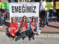 Aliağa'da İşten Çıkarılan İşçiler  Destek Yürüyüşü