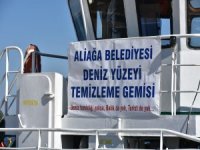 Aliağa Belediyesi’nden Deniz Yüzeyine Özel Bakım