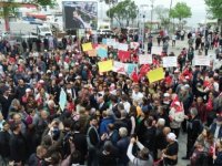 Tunç Soyer ve Şenol Aslanoğlu’na Dikili’de miting gibi karşılama