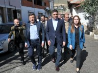 Hamza Dağ, Aliağa İlçesi'nde Seçim Çalışmalarını Sürdürdü